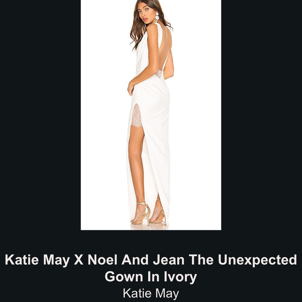 Katie May Backless Ivory Dress